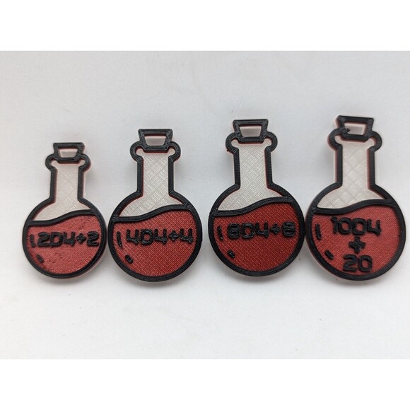 Health Potions for Dungeons and Dragon, Pathfinder, Table Top Roleplaying - Picture 3 of 7